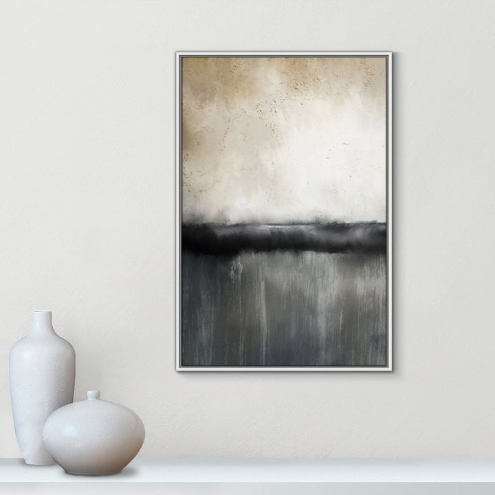 Sunset by Kimberly Allen Print Joss & Main Size: 37.5" H x 25.5" W x 2" D Format: White Framed Canvas