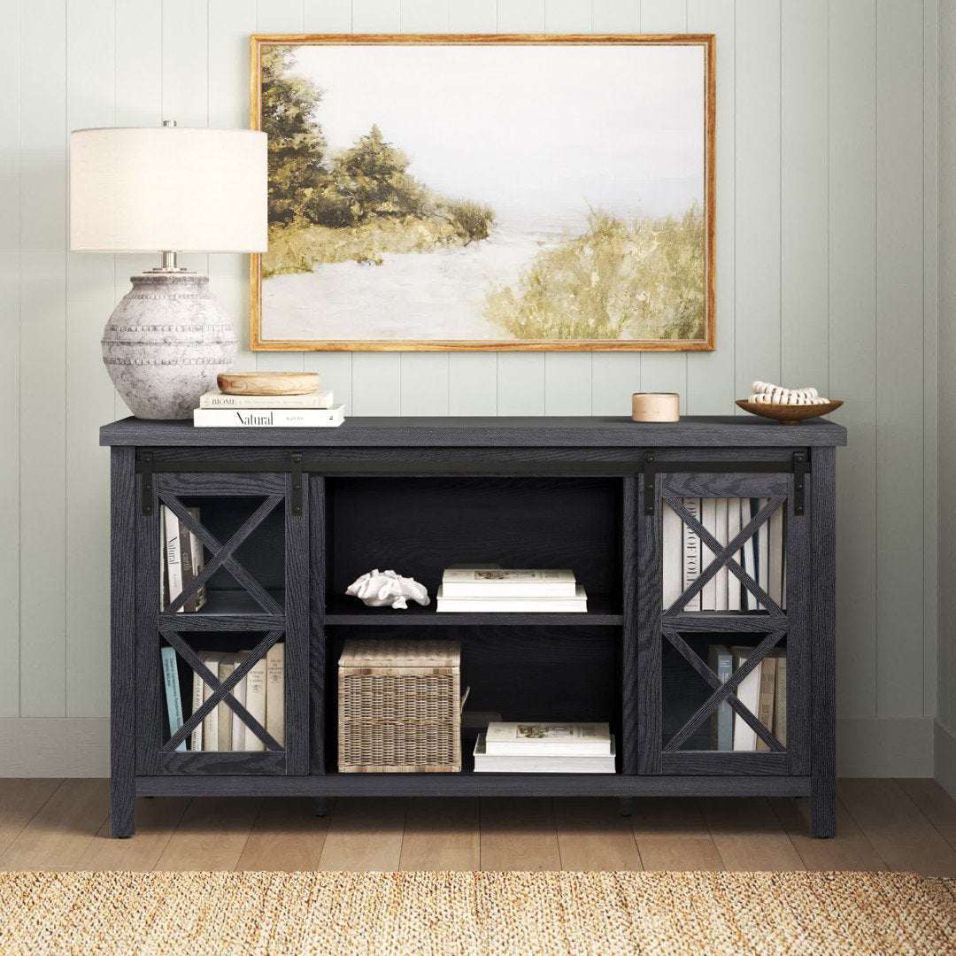 Rauch TV Stand for TVs Up to 65" Laurel Foundry Modern Farmhouse® Color: Black Grain
