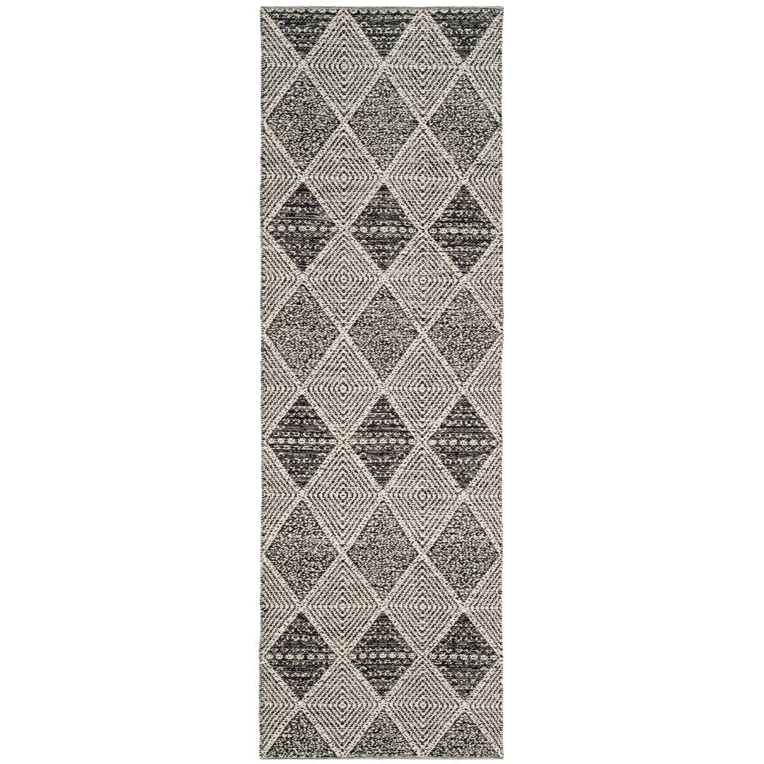 Bester Hand Woven Cotton Geometric Rug Dakota Fields Rug Size: Rectangle 9' x 12'