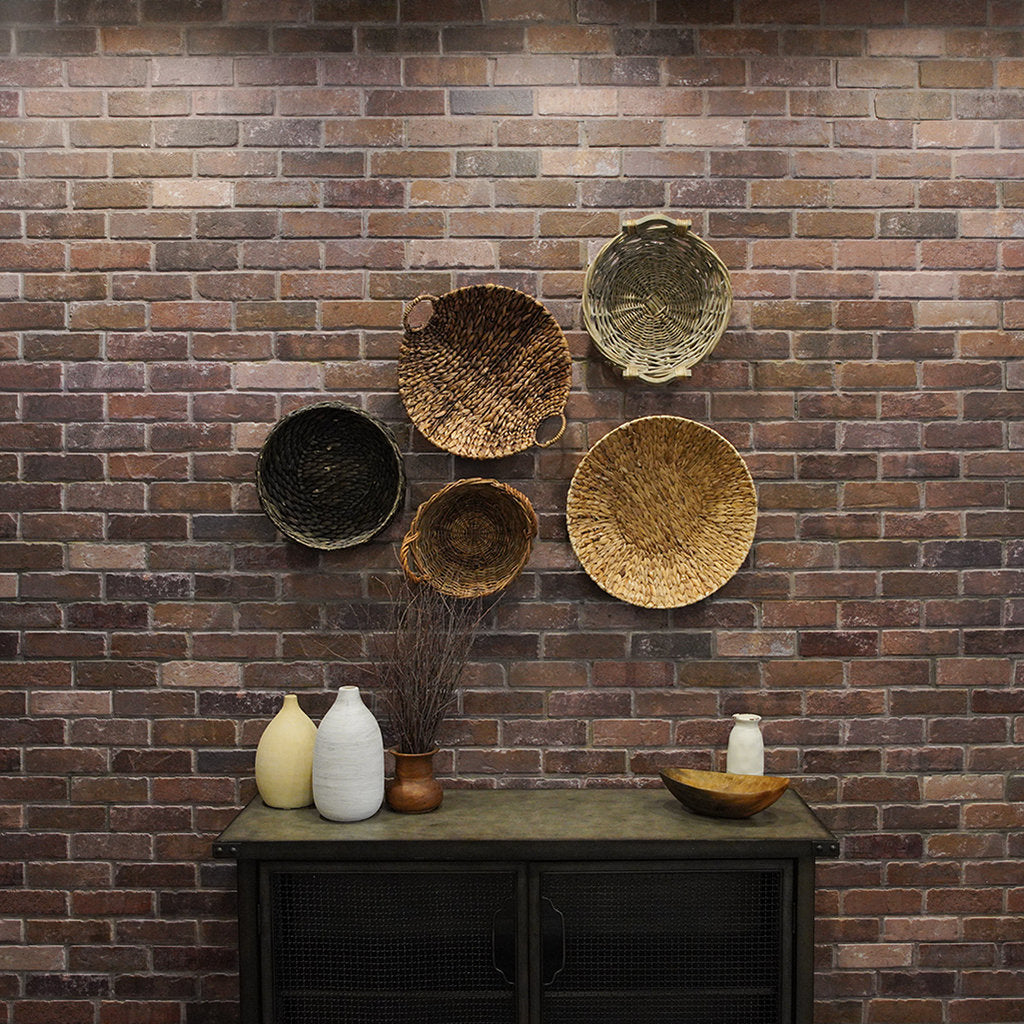 Brick 5.75" x 45" Peel and Stick Wall Paneling Ninth & Vine Color: Brownstone