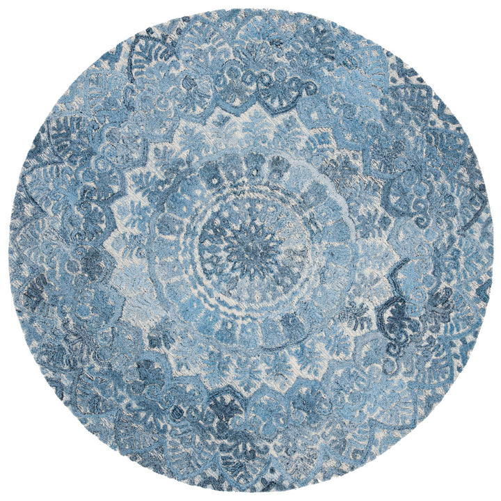 Husted Hand Tufted Performance Oriental Rug House of Hampton® Rug Size: Round 6'