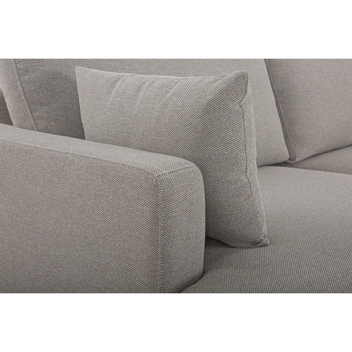 Laguna Upholstered Chaise Sectional AllModern Orientation: Right Hand Facing, Body Fabric: Mushroom Performance Basketweave