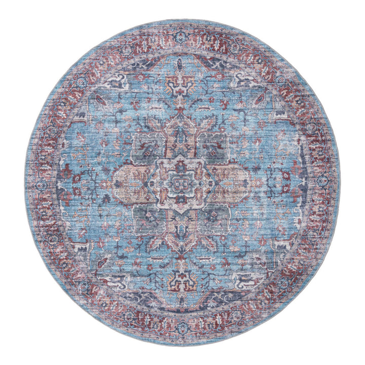 Heffington Blue Moon Maahru Rug Langley Street® Rug Size: Round 10'6"