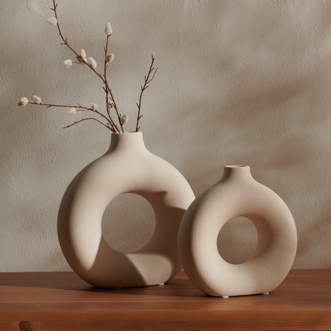 Aionna Ceramic Table Vase (Set of 2) Birch Lane™