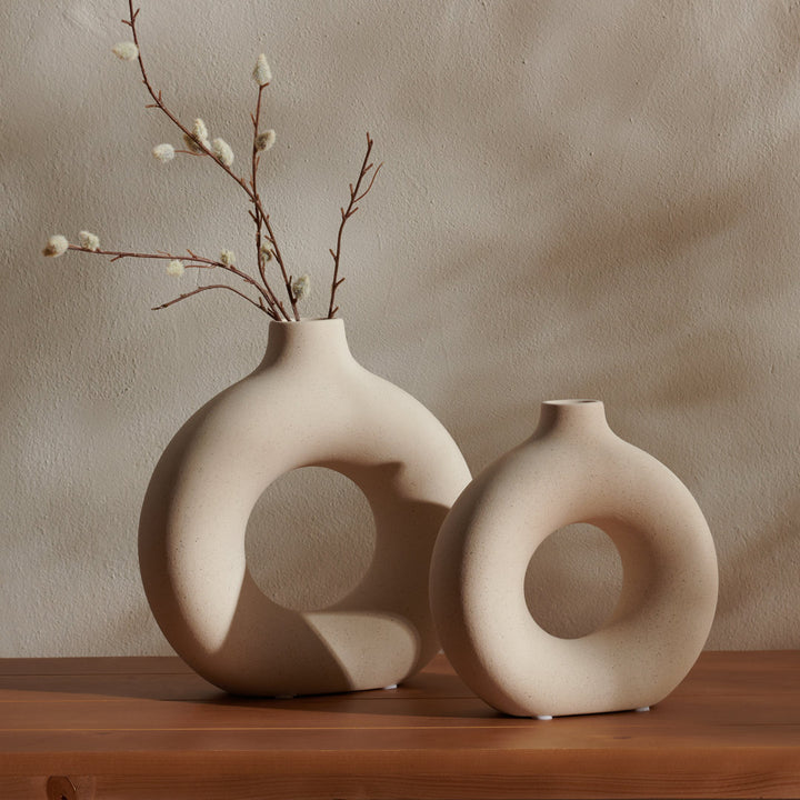Aionna Ceramic Table Vase (Set of 2) Birch Lane™