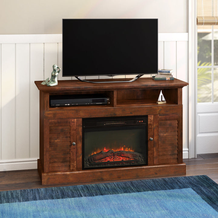 Deniece TV Stand for TVs up to 60" with Electric Fireplace Included Alcott Hill®