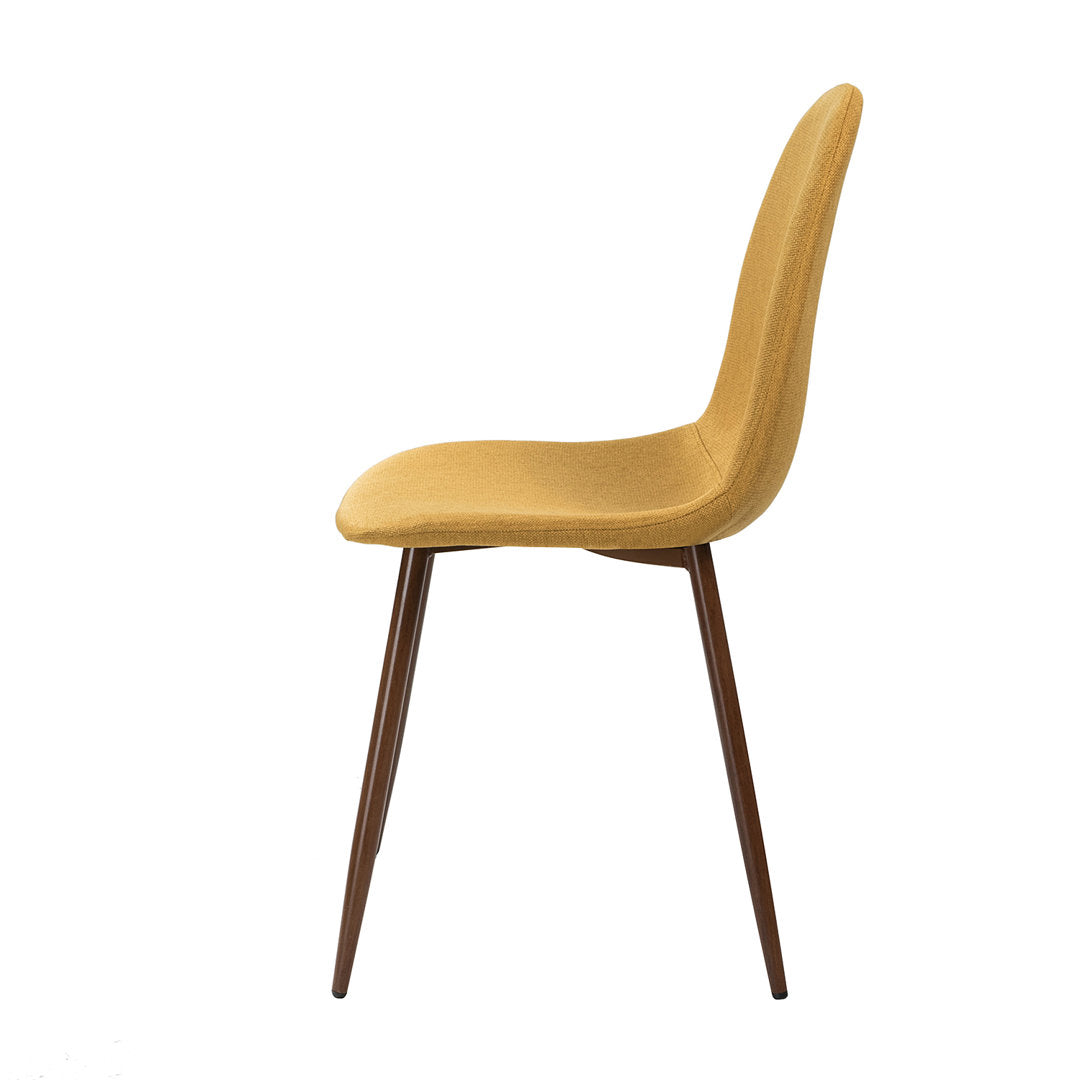 Axia Side Chair (Set of 4) Wade Logan® Upholstery Color: Mustard