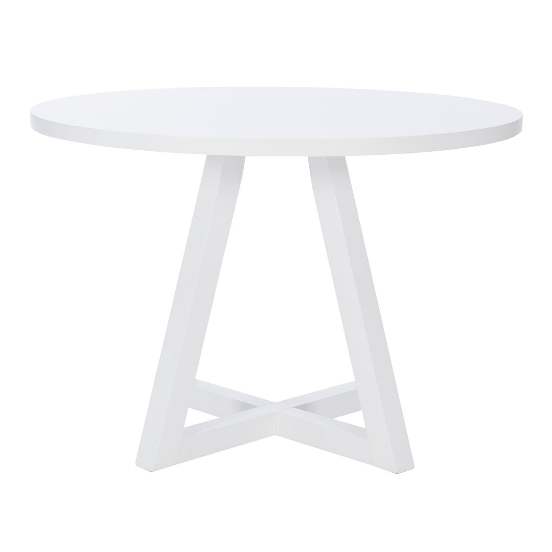 Ariarna 44" Round Solid Wood Pedestal Dining Table Lark Manor™