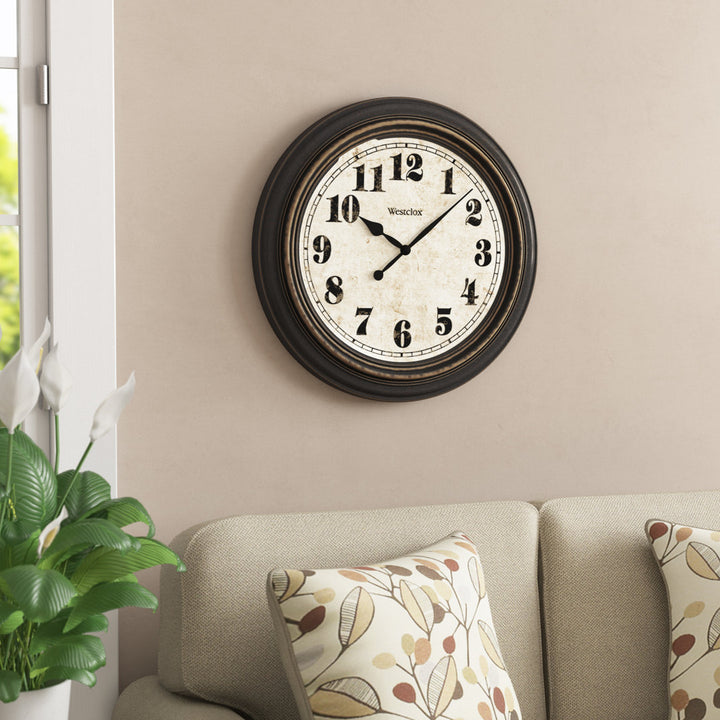 Welles Oversized 24" Wall Clock Charlton Home®