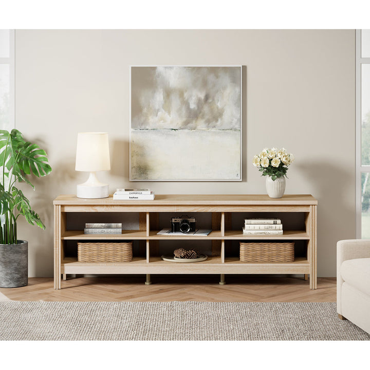 Darsy 70'' W Storage Credenza Ebern Designs Color: Oak