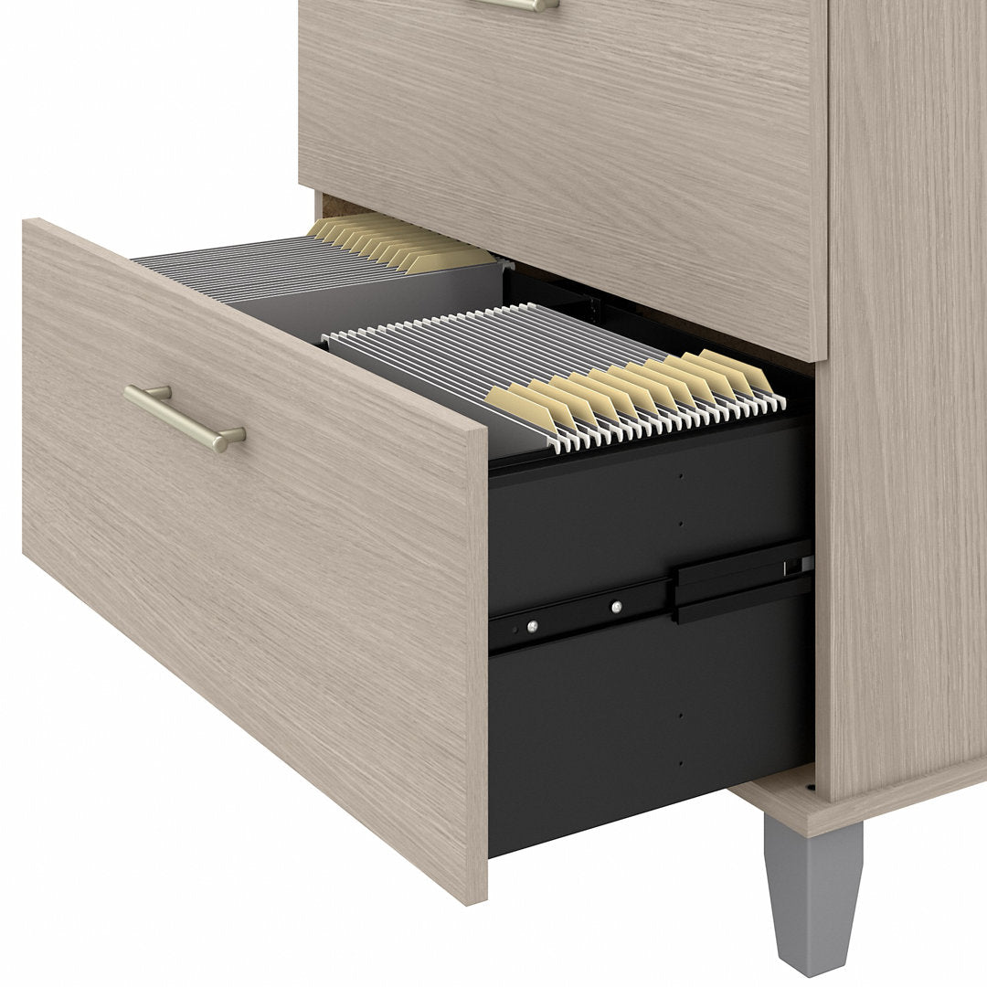 Magomed 2-Drawer Lateral Filing Cabinet Gracie Oaks Color: Sand Oak