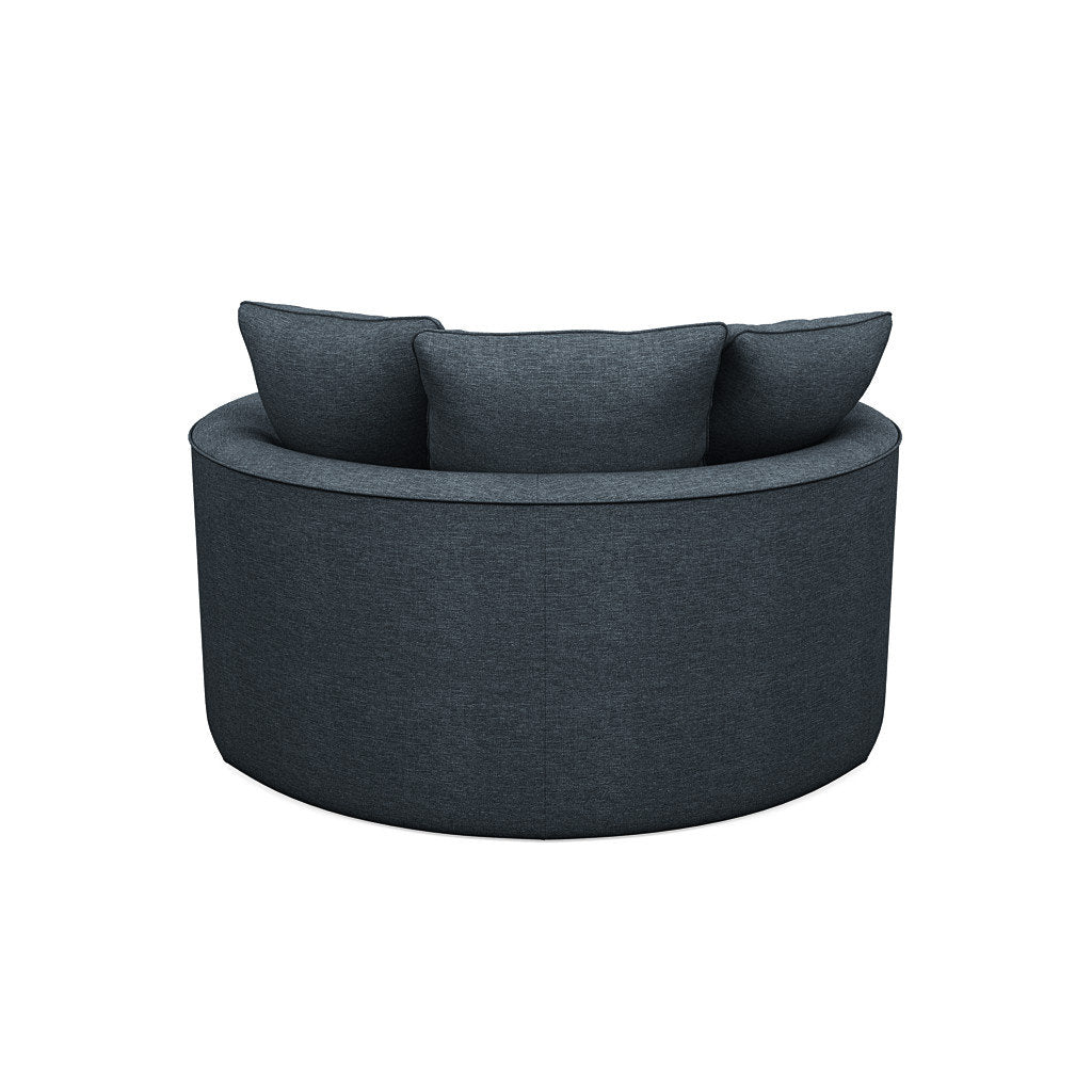 Ashonte Anjuan 61" Wide Polyester Barrel Chair Wade Logan® Fabric: Jango Copen