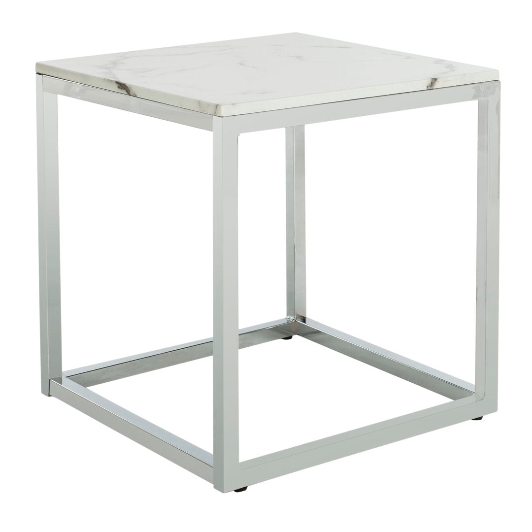 Winnie Frame End Table Mercer41 Table Base Color: Chrome