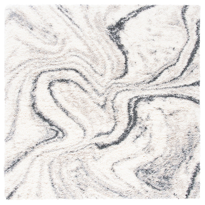 Speight Abstract Ivory/Gray Area Rug Willa Arlo™ Interiors Rug Size: Square 8'