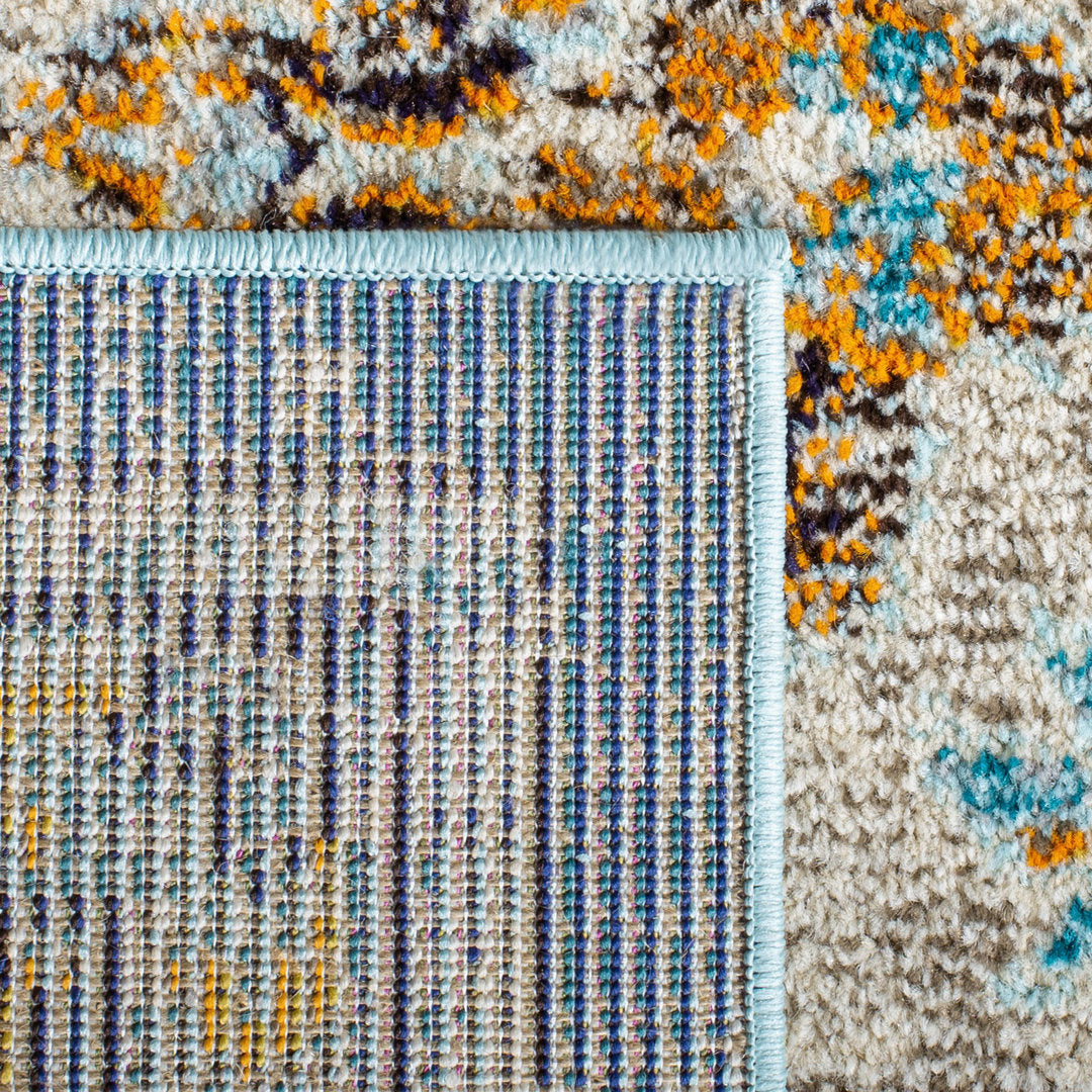 Felty Oriental Blue/Light Blue Area Rug Langley Street® Rug Size: Rectangle 2'2" x 4'