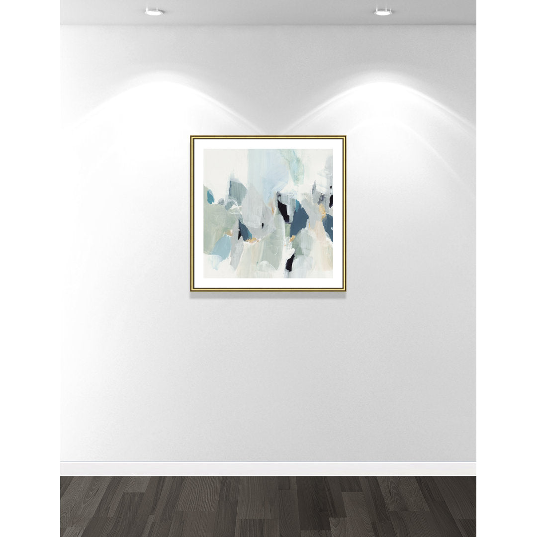 Little Talks III' by Isabelle Z - Painting Print Casa Fine Arts Size: 33.25" H x 33.25" W x 0.88" D Format: Gold Framed Paper
