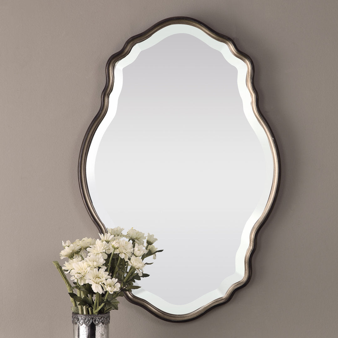 Oaklynn Modern & Contemporary Beveled Mirror Three Posts™ Finish: Dark Bronze