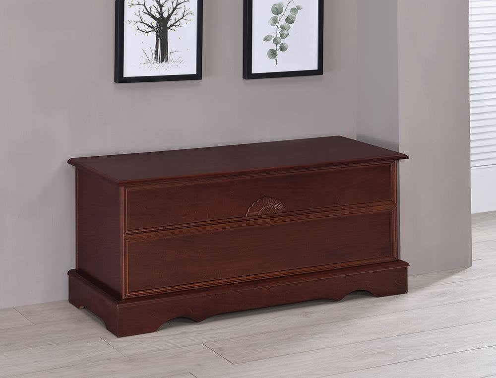 Garrard Blanket Chest Astoria Grand Color: Warm Brown