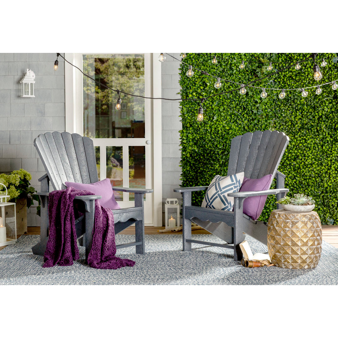 Square Pillow Cover & Insert (Set of 2) Blazing Needles Color: Grape