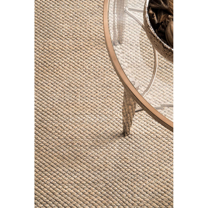 Parnell Farmhouse Eco-friendly Handmade Soft Cotton Tan Rug Union Rustic Rug Size: Rectangle 9'6" x 13'6"