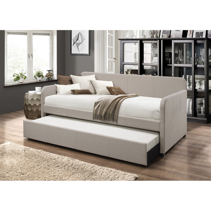 Aysun Upholstered Twin Daybed With Trundle Wade Logan®