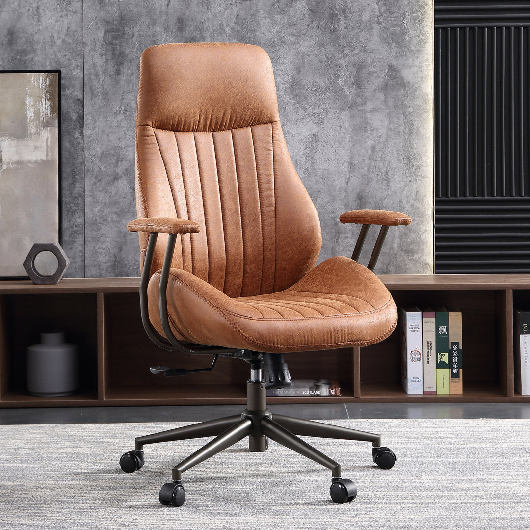Executive Chair Inbox Zero Upholstery Color: Camel