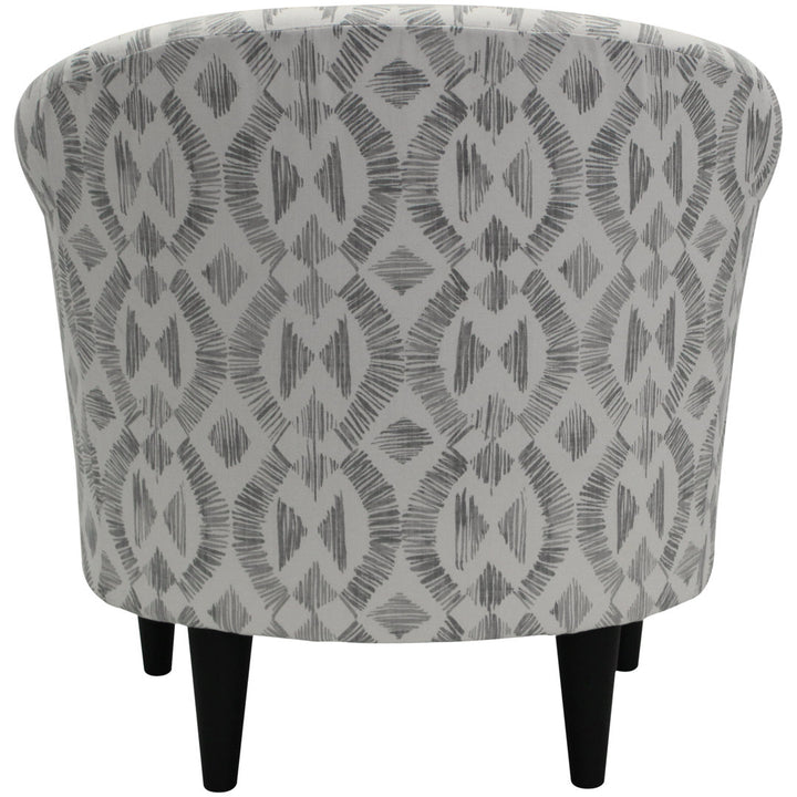 Liam 31.5" W Barrel Chair Zipcode Design™ Fabric OR Leather Type: Light Gray Microfiber/Microsuede