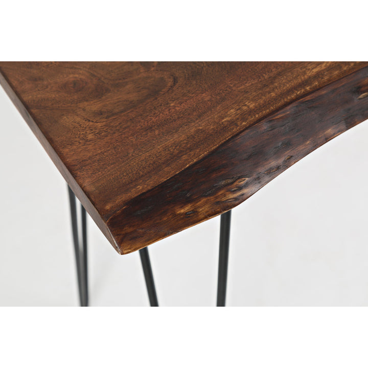 Camak 50'' Console Table The Twillery Co.® Table Top Color: Chestnut