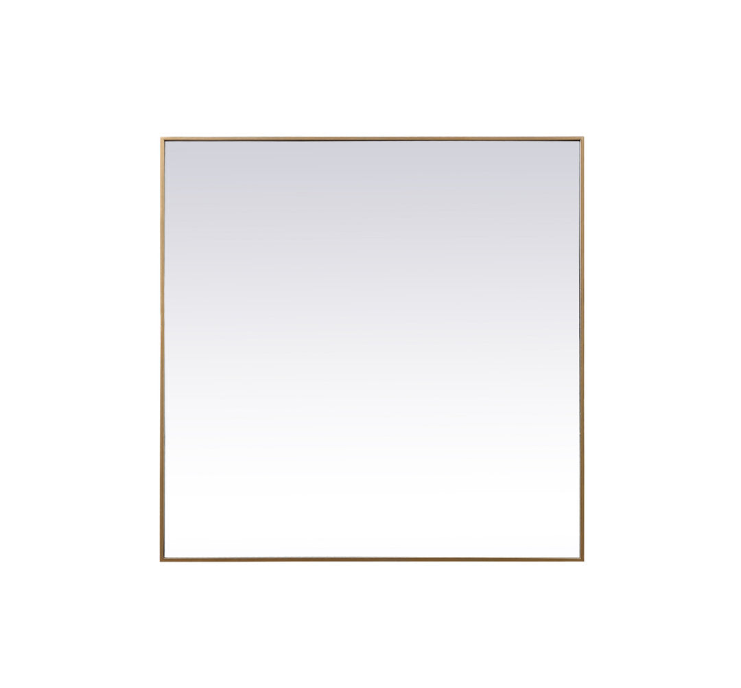 Valparaiso Accent Mirror Wade Logan® Size: 48"  x 48"  Finish: Brass