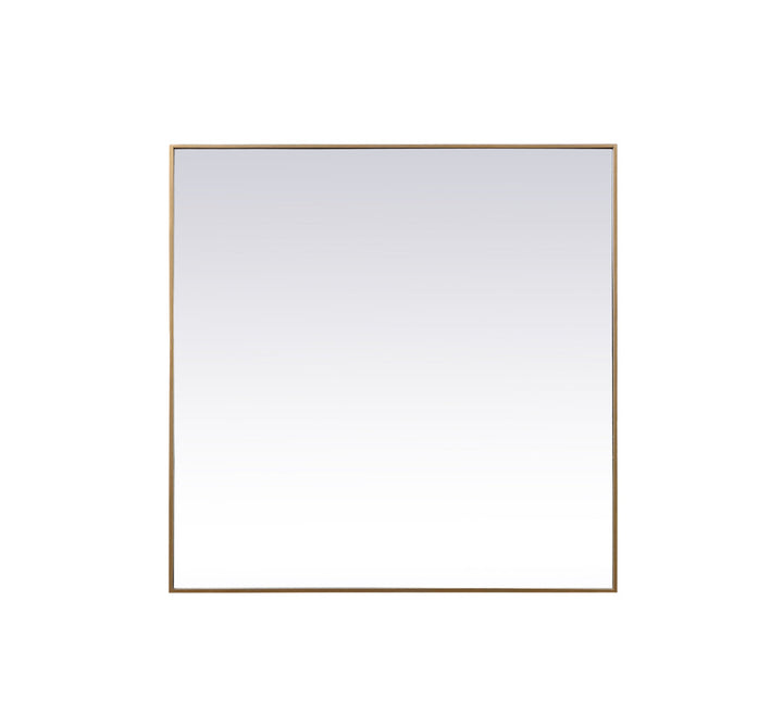 Valparaiso Accent Mirror Wade Logan® Size: 48"  x 48"  Finish: Brass