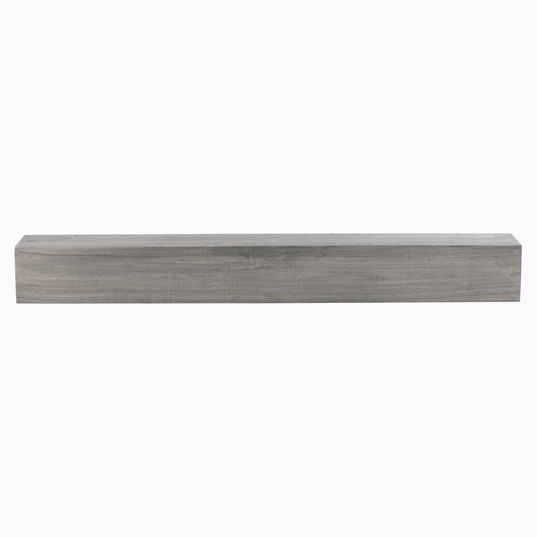 Modern Farmhouse Fireplace Shelf Mantel Dogberry Collections Depth: 9", Finish: Ash Gray, Shelf Length: 60"