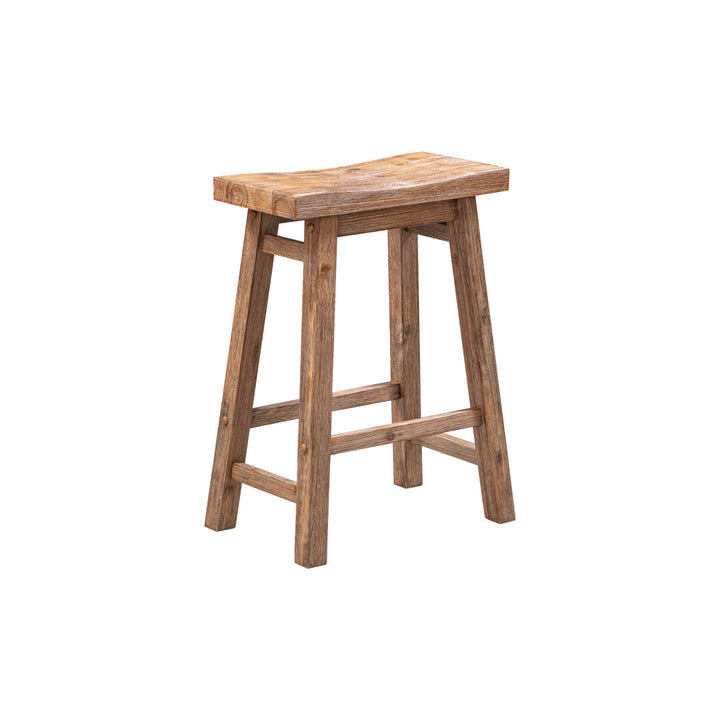 Colynn 4 - Person Counter Height Rubberwood Solid Wood Dining Set Dakota Fields Color: Driftwood Wire-Brush