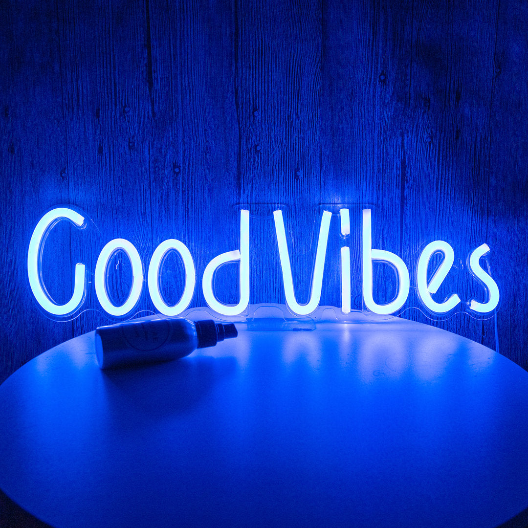 20" Good Vibes Neon Sign Trinx