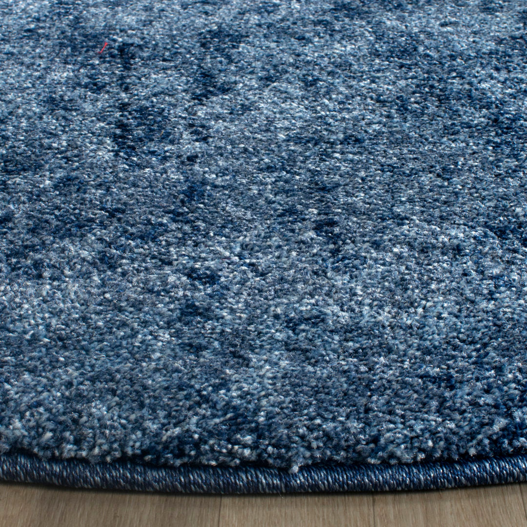 Socorro Retro Performance Ombre Rug Wrought Studio™ Rug Size: Round 10'
