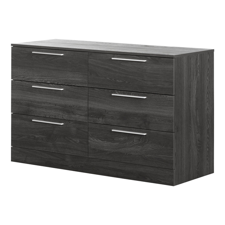 Step One Essential 6-Drawer Dresser South Shore Color: Gray Oak