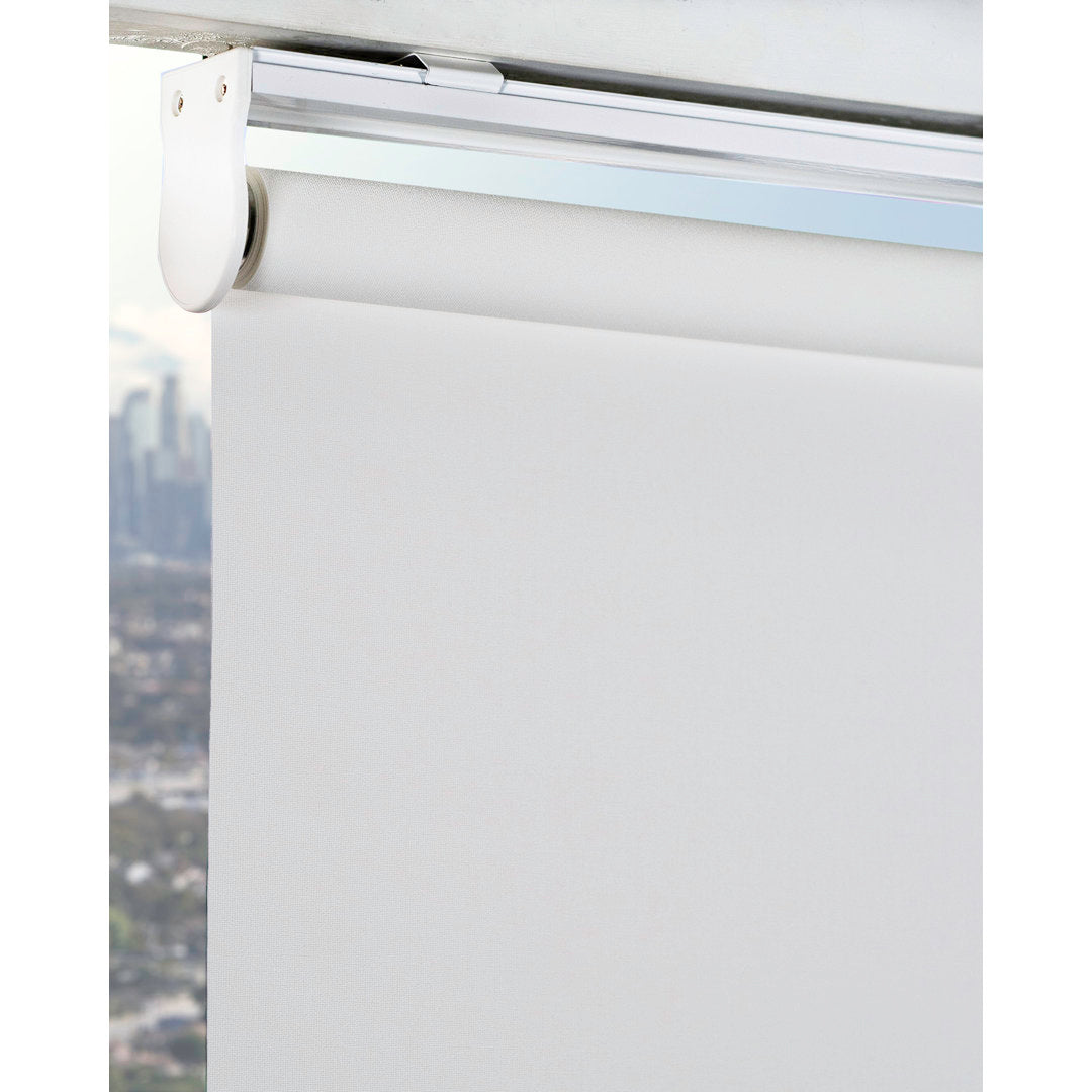 Shaunna Snap-N'-Glide Cordless Room Darkening Roll-up Shade Symple Stuff Color: Urban White Blind Size: 66"W x 72"L