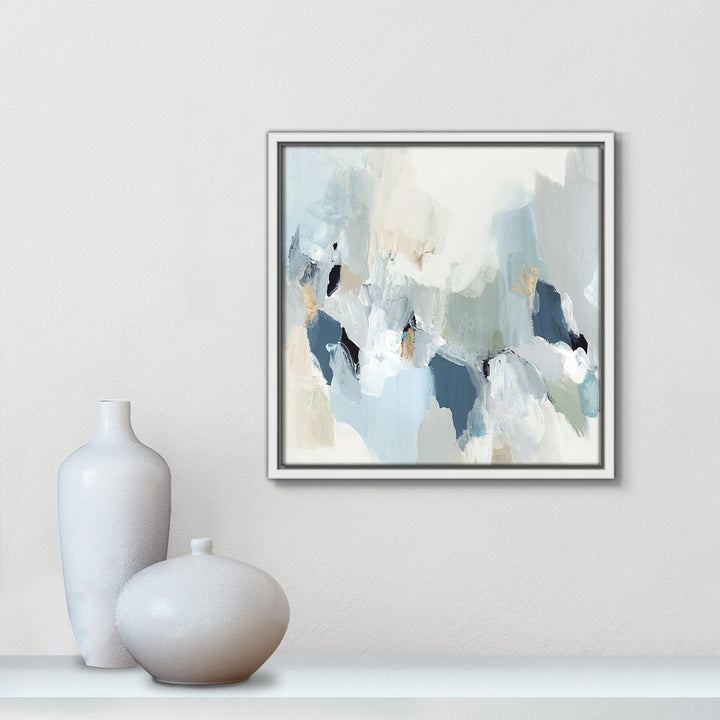 Little Talks II by Isabelle Z - Picture Frame Print on Canvas Casa Fine Arts Size: 13.5" H x 13.5" W x 2" D Format: White Framed Canvas