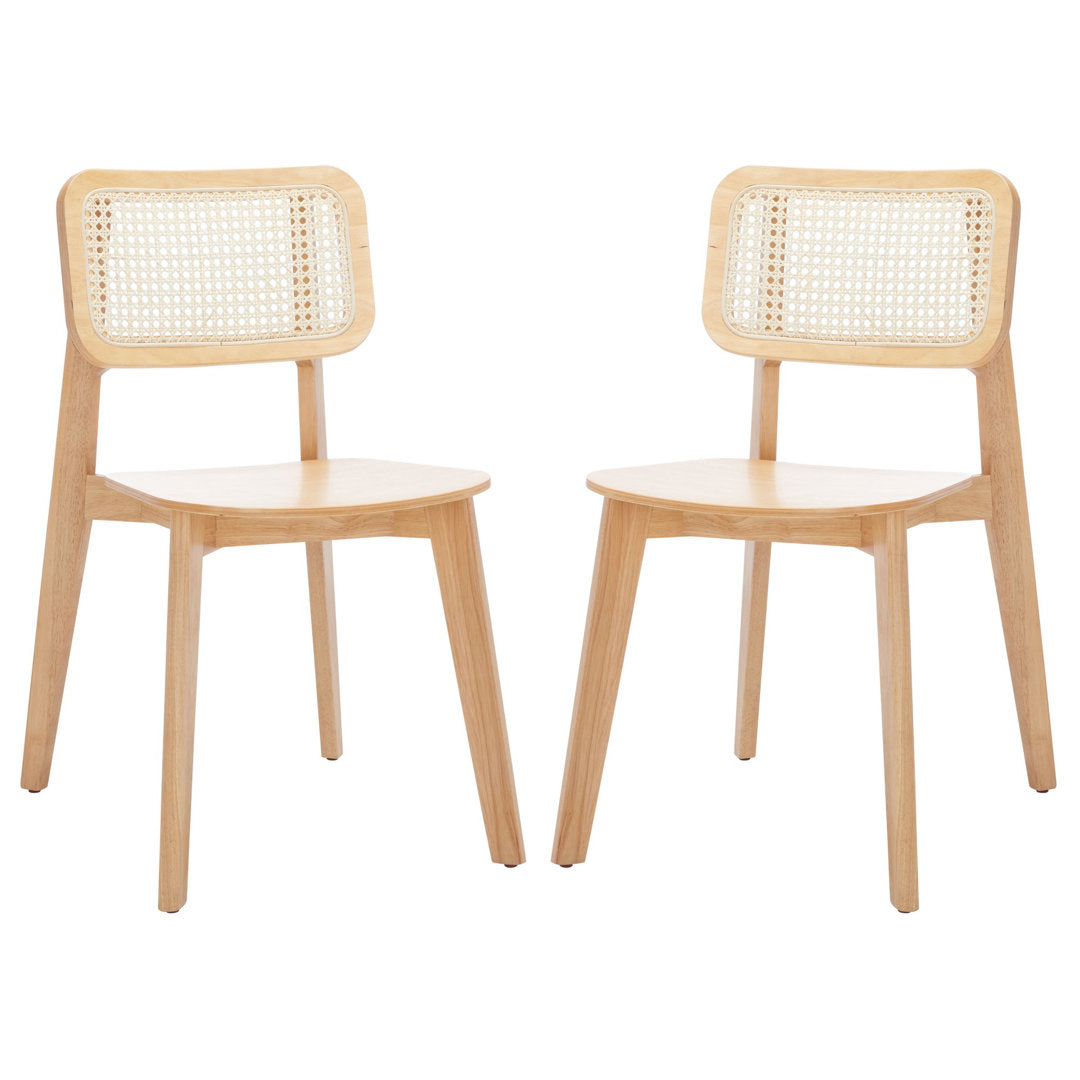 Finchamp Side Chair (Set of 2) Bay Isle Home™ Color: Beige