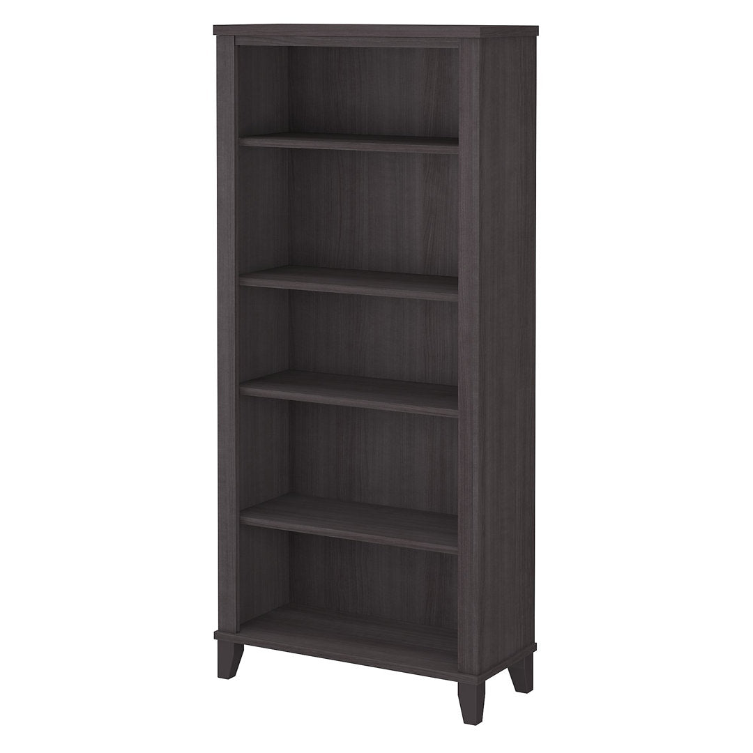 Magomed Bookcase Gracie Oaks Color: Storm Gray