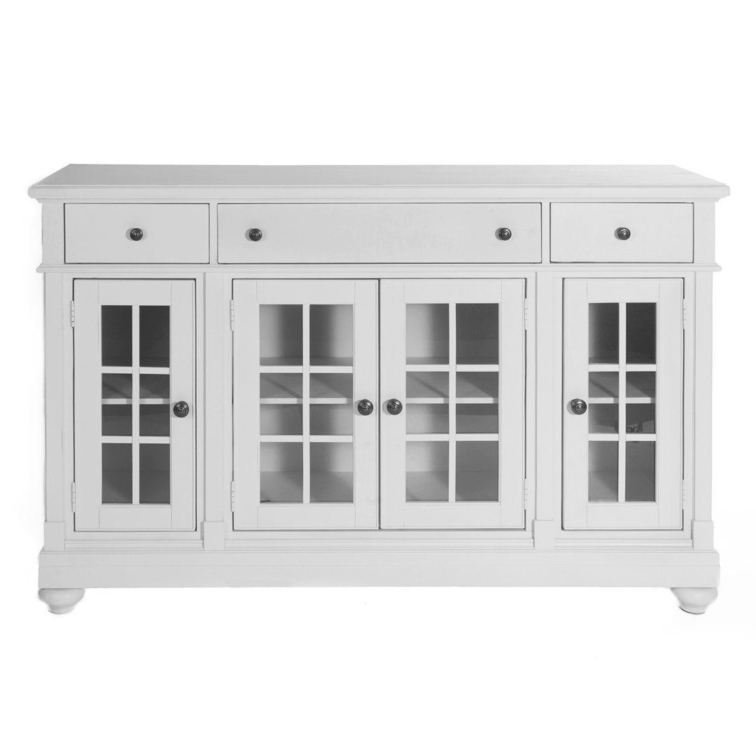 Baker 66" Wide 3 Drawer Sideboard Kelly Clarkson Home Color: Linen