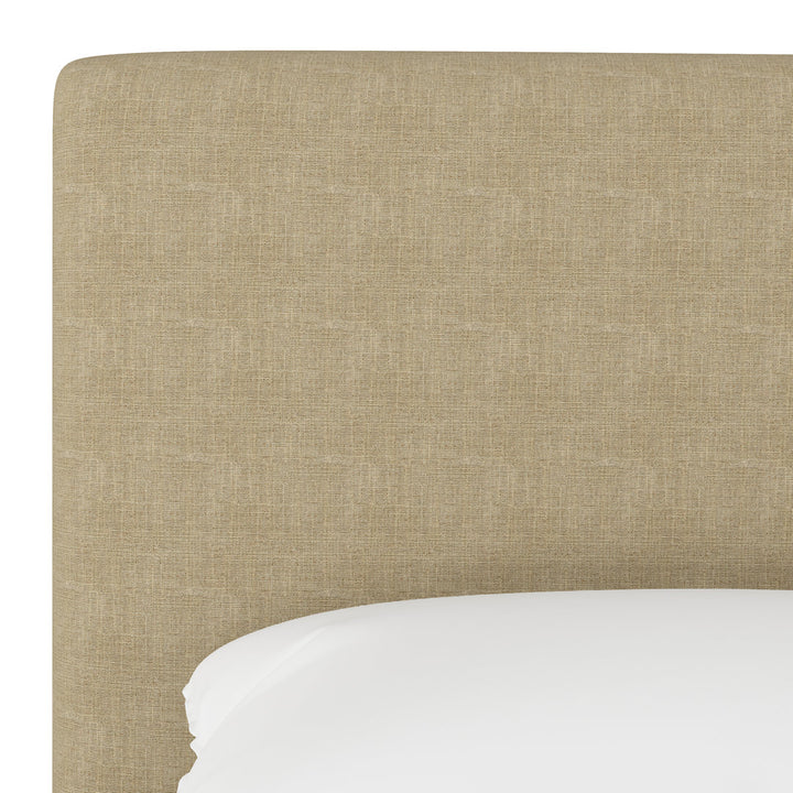 Pyburn Upholstered Low Profile Platform Bed Mercury Row® Color: Zuma Linen Size: Twin