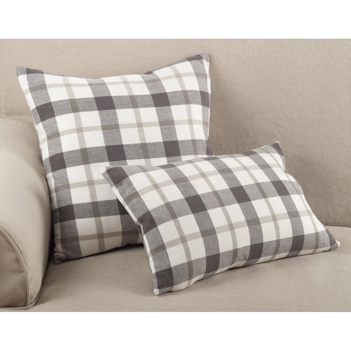 Yuri Cotton Square Pillow Cover & Insert Saro
