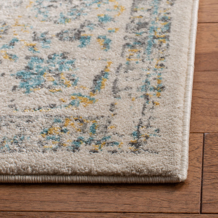 Annette Oriental Ivory/Blue Area Rug Langley Street® Rug Size: Runner 2'2" x 9'