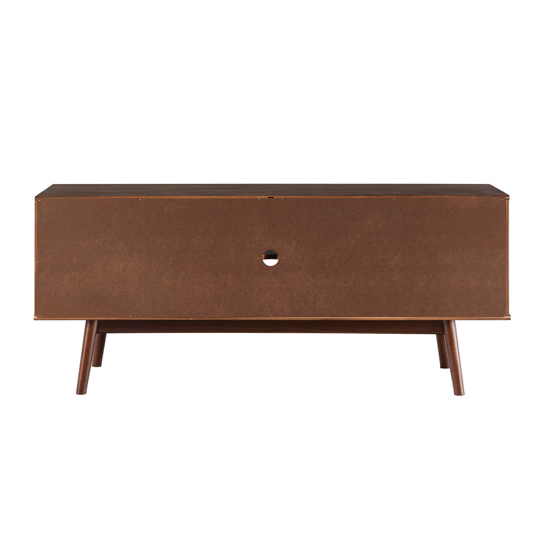 Giltner 58" Solid Wood 2-Door TV Stand for TVs up to 65" Mercury Row® Color: Walnut