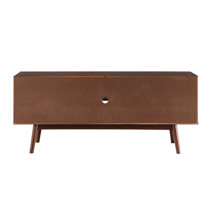 Giltner 58" Solid Wood 2-Door TV Stand for TVs up to 65" Mercury Row® Color: Walnut