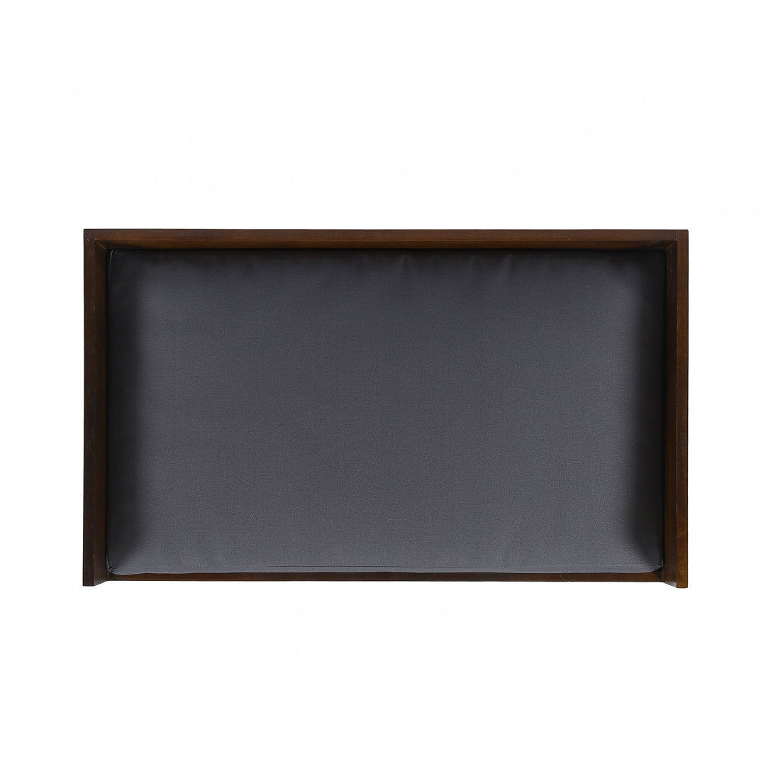 Kaylor Mid Century Modern Dog Sofa Tucker Murphy Pet™ Color: Dark Oak/Black/Dark Gray