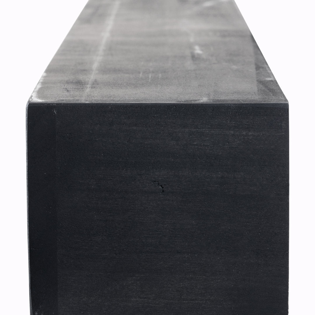 Modern Farmhouse Fireplace Shelf Mantel Dogberry Collections Depth: 9", Finish: Midnight Black, Shelf Length: 48"