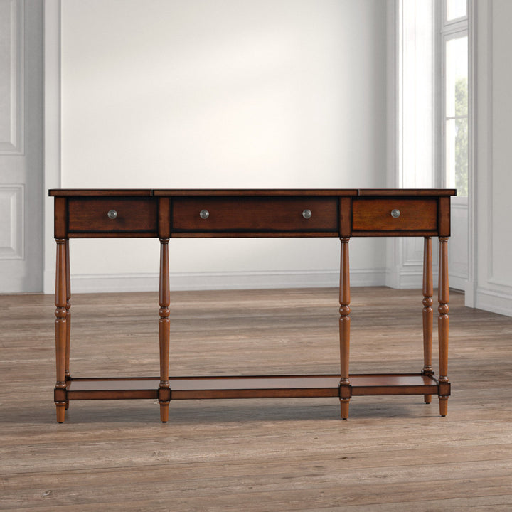 Beaumont 60" Console Table Kelly Clarkson Home Color: Antique Mahogany