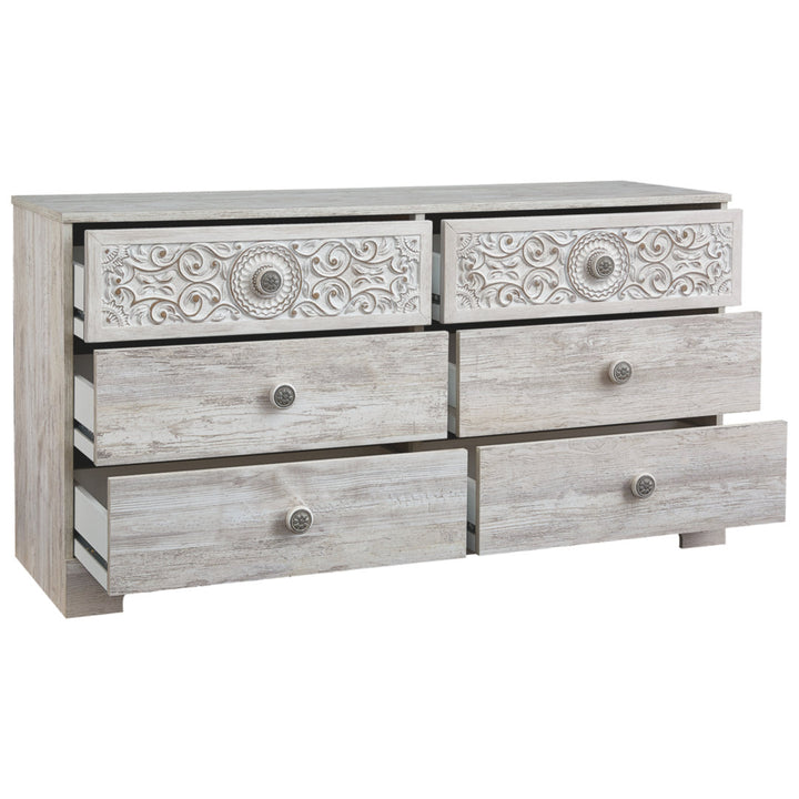 Hoang 6 Drawer Double Dresser Lark Manor™ Color: White