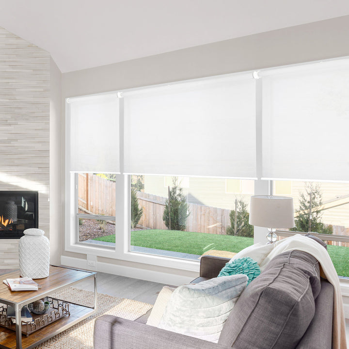 Shaunna Snap-N'-Glide Cordless Room Darkening Roll-up Shade Symple Stuff Color: Urban White Blind Size: 66"W x 72"L